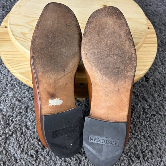 Vintage Bostonian Loafer Mens 8 All Leather Hand Sewn Dress Shoe Made in USA - Picture 9 of 9